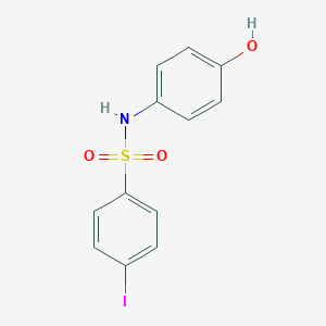 molecular formula C12H10INO3S B280663 N-(4-hydroxyphenyl)-4-iodobenzenesulfonamide 