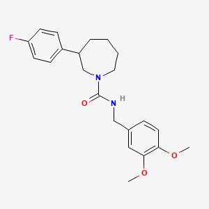 N-(3,4-dimethoxybenzyl)-3-(4-fluorophenyl)azepane-1-carboxamide