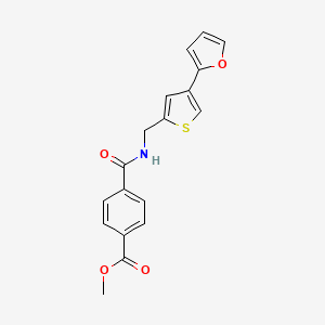 Methyl 4-({[4-(furan-2-yl)thiophen-2-yl]methyl}carbamoyl)benzoate