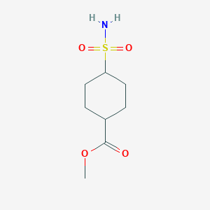 Methyl 4-sulfamoylcyclohexane-1-carboxylate