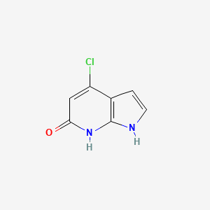 4-chloro-1H-pyrrolo[2,3-b]pyridin-6-ol