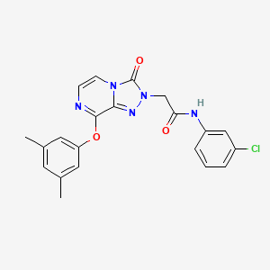 N-(3-chlorophenyl)-2-[8-(3,5-dimethylphenoxy)-3-oxo[1,2,4]triazolo[4,3-a]pyrazin-2(3H)-yl]acetamide