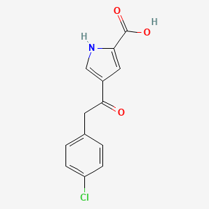 4-[2-(4-chlorophenyl)acetyl]-1H-pyrrole-2-carboxylic Acid