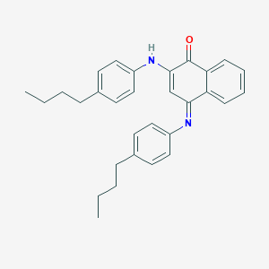 molecular formula C30H32N2O B280672 2-(4-butylanilino)-4-[(4-butylphenyl)imino]-1(4H)-naphthalenone 