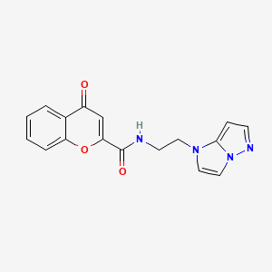 N-(2-(1H-imidazo[1,2-b]pyrazol-1-yl)ethyl)-4-oxo-4H-chromene-2-carboxamide