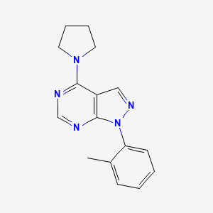 1-(2-methylphenyl)-4-(pyrrolidin-1-yl)-1H-pyrazolo[3,4-d]pyrimidine