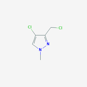 4-chloro-3-(chloromethyl)-1-methyl-1H-pyrazole