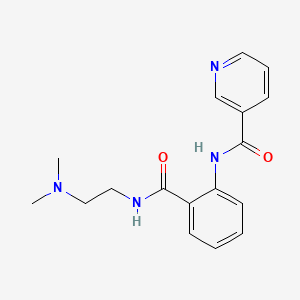 N-(2-{[2-(dimethylamino)ethyl]carbamoyl}phenyl)pyridine-3-carboxamide