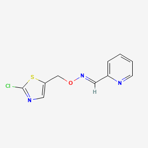 2-pyridinecarbaldehyde O-[(2-chloro-1,3-thiazol-5-yl)methyl]oxime