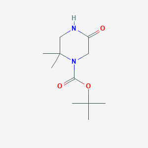 Tert-butyl 2,2-dimethyl-5-oxopiperazine-1-carboxylate