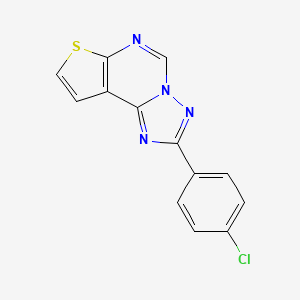 2-(4-Chlorophenyl)thieno[3,2-e][1,2,4]triazolo[1,5-c]pyrimidine