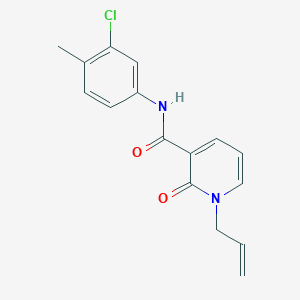 1-allyl-N-(3-chloro-4-methylphenyl)-2-oxo-1,2-dihydro-3-pyridinecarboxamide