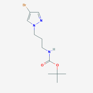 tert-butyl (3-(4-bromo-1H-pyrazol-1-yl)propyl)carbamate