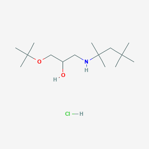 1-(Tert-butoxy)-3-((2,4,4-trimethylpentan-2-yl)amino)propan-2-ol hydrochloride