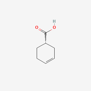 molecular formula C7H10O2 B2806954 (S)-(-)-3-Cyclohexenecarboxylic acid CAS No. 5708-19-0; 5709-98-8