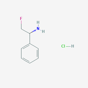 molecular formula C8H11ClFN B2806978 (R)-2-Fluoro-1-phenylethanamine hydrochloride CAS No. 1428333-84-9