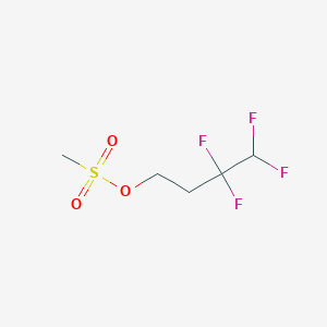 molecular formula C5H8F4O3S B2806996 3,3,4,4-Tetrafluorobutyl methanesulfonate CAS No. 2309455-55-6