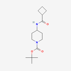 molecular formula C15H26N2O3 B2807004 tert-Butyl 4-(cyclobutanecarbonylamino)piperidine-1-carboxylate CAS No. 1197980-74-7