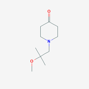 molecular formula C10H19NO2 B2807011 1-(2-Methoxy-2-methylpropyl)piperidin-4-one CAS No. 1566427-70-0