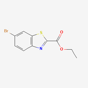 molecular formula C10H8BrNO2S B2807042 Ethyl 6-bromobenzo[d]thiazole-2-carboxylate CAS No. 1188024-51-2