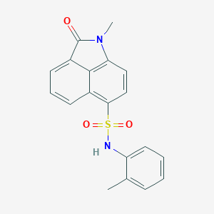 1-methyl-N-(2-methylphenyl)-2-oxo-1,2-dihydrobenzo[cd]indole-6-sulfonamide