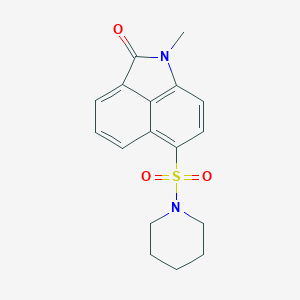 1-methyl-6-(1-piperidinylsulfonyl)benzo[cd]indol-2(1H)-one