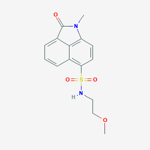 N-(2-methoxyethyl)-1-methyl-2-oxo-6-benzo[cd]indolesulfonamide