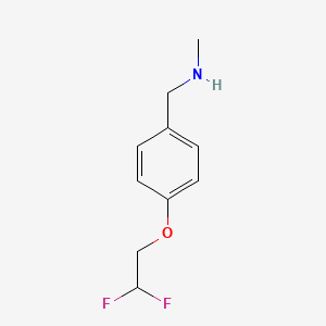1-[4-(2,2-difluoroethoxy)phenyl]-N-methylmethanamine