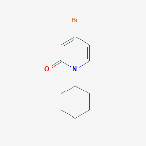 4-Bromo-1-cyclohexylpyridin-2-one
