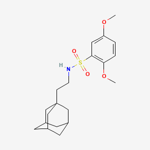 molecular formula C20H29NO4S B2807121 N-[2-(1-Adamantyl)ethyl]-2,5-dimethoxybenzenesulfonamide CAS No. 445473-52-9