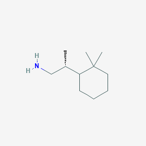 molecular formula C11H23N B2807130 (2R)-2-(2,2-Dimethylcyclohexyl)propan-1-amine CAS No. 2248214-32-4