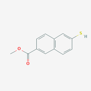 molecular formula C12H10O2S B2807149 Methyl 6-sulfanylnaphthalene-2-carboxylate CAS No. 95901-15-8