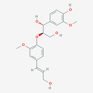molecular formula C20H24O7 B028072 threo-Guaiacylglycerol beta-coniferyl ether CAS No. 869799-76-8