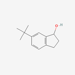 molecular formula C13H18O B2807220 6-tert-butyl-2,3-dihydro-1H-inden-1-ol CAS No. 276890-09-6