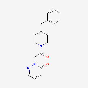 molecular formula C18H21N3O2 B2807248 2-(2-(4-苄基哌啶-1-基)-2-氧代乙基)吡啶并[3,2-h]吡嗪-3(2H)-酮 CAS No. 1211291-28-9