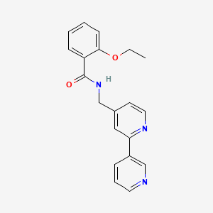 molecular formula C20H19N3O2 B2807258 N-([2,3'-bipyridin]-4-ylmethyl)-2-ethoxybenzamide CAS No. 1903087-26-2
