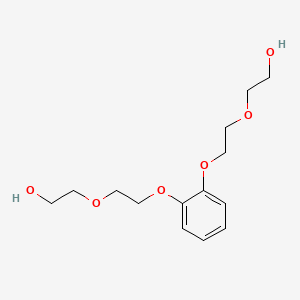 molecular formula C14H22O6 B2807268 2-[2-[2-[2-(2-羟基乙氧基)乙氧基]苯氧基]乙氧基]乙醇 CAS No. 41757-99-7