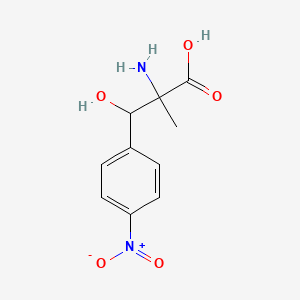 beta-Hydroxy-alpha-methyl-4-nitrophenylalanine