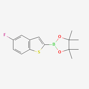 2-(5-Fluorobenzo[b]thiophen-2-yl)-4,4,5,5-tetramethyl-1,3,2-dioxaborolane