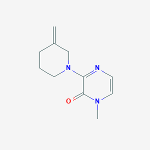 molecular formula C11H15N3O B2807303 1-Methyl-3-(3-methylidenepiperidin-1-yl)-1,2-dihydropyrazin-2-one CAS No. 2097897-63-5