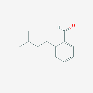 molecular formula C12H16O B2807307 2-Isopentylbenzaldehyde CAS No. 1824428-36-5