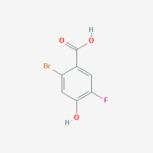 2-Bromo-5-fluoro-4-hydroxybenzoic acid