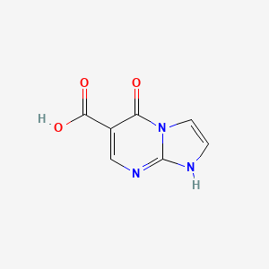 molecular formula C7H5N3O3 B2807332 5-Oxo-8H-imidazo[1,2-a]pyrimidine-6-carboxylic acid CAS No. 169298-54-8