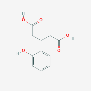 molecular formula C11H12O5 B2807346 3-(2-Hydroxyphenyl)pentanedioic acid CAS No. 13291-09-3