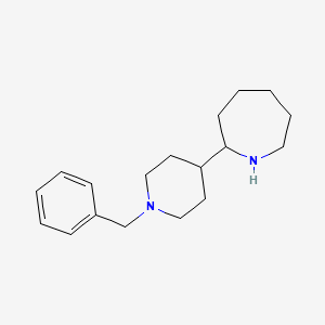 molecular formula C18H28N2 B2807357 2-(1-Benzylpiperidin-4-yl)azepane CAS No. 527674-02-8