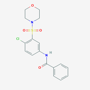 N-(4-chloro-3-morpholin-4-ylsulfonylphenyl)benzamide