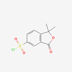 1,1-Dimethyl-3-oxo-1,3-dihydroisobenzofuran-5-sulfonyl chloride
