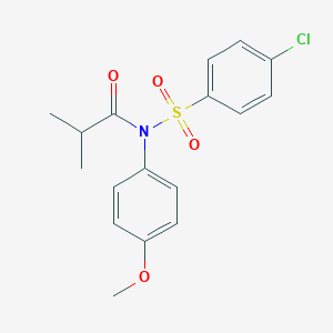 4-chloro-N-isobutyryl-N-(4-methoxyphenyl)benzenesulfonamide