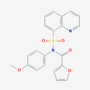 N-(2-furoyl)-N-(4-methoxyphenyl)-8-quinolinesulfonamide