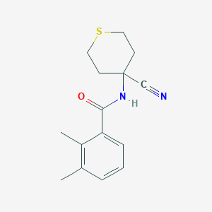 molecular formula C15H18N2OS B2807430 N-(4-cyanothian-4-yl)-2,3-dimethylbenzamide CAS No. 2094177-57-6